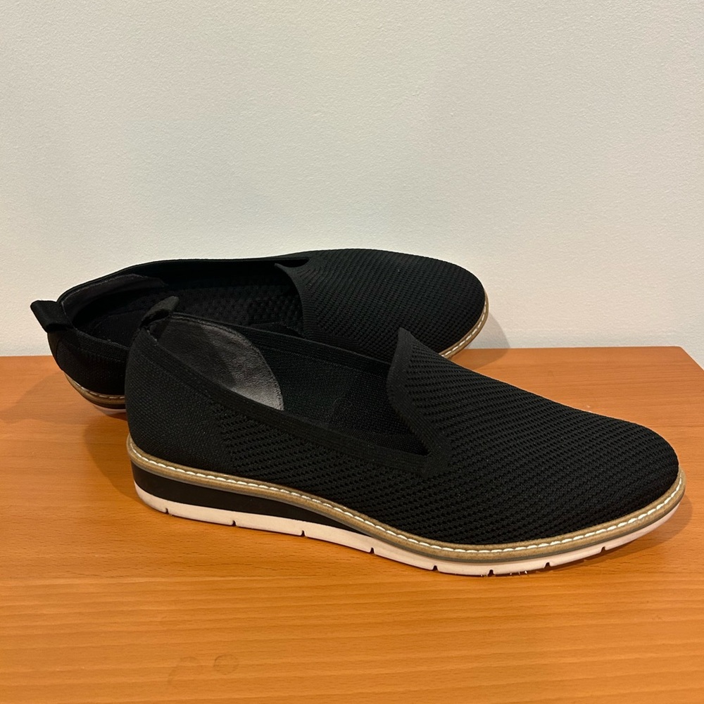 Kelly & Katie Black Slip-On Women's Shoes